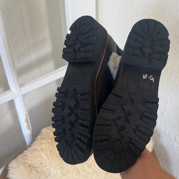 Marc Fisher Black Leather Ankle Boots - Picture 6 of 7